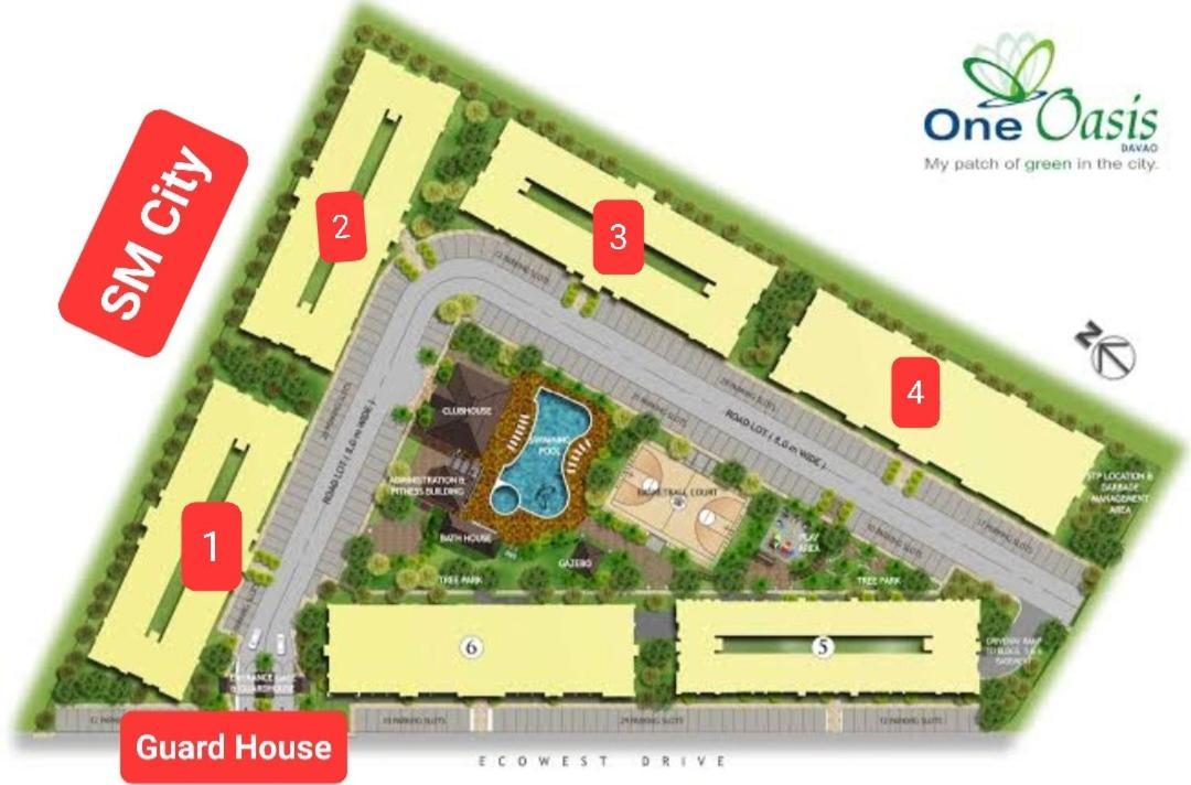 Ri'S One Oasis W Free Pool Back Of Sm City Mall Davao City Exterior foto